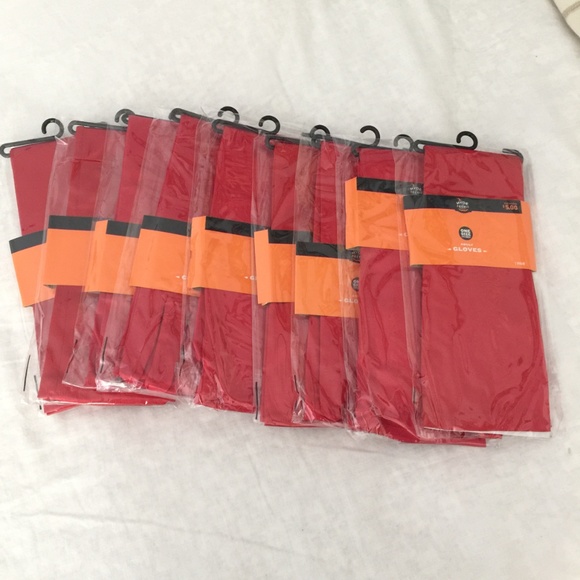 Hyde & Eek Adult Elbow Length Gloves Red NEW. - Picture 5 of 5